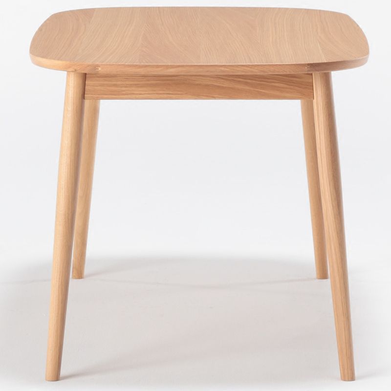 Simplicity Kitchen Solid Wood Dining Table Oval Shape Dining Table with 4 Legs Base Clearhalo ' dining_table' 'Dining Tables & Seating' 'Dining Tables' 'furn' 'furn_dining_table' 'Furniture' 'furniture_dining_table' 'Kitchen & Dining Furniture' 'kitchen&dining_furn' 'kitchen' 'kitchen_dining_table' 1200x1200_4342e7e8-ffd7-44b3-bf96-964bad338077