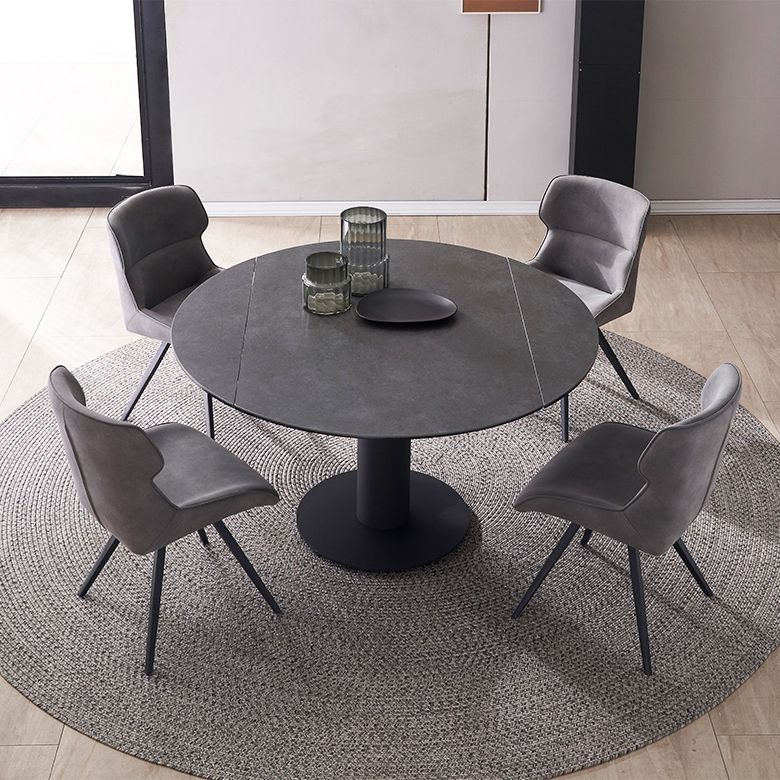 Contemporary Style Arm Leather Dining Chairs Wingback Chair for Kitchen Clearhalo ' kitchen&dining_furn' 'Dining Chairs' 'Dining Tables & Seating' 'dining_chair' 'furn' 'furn_dining_chair' 'Furniture' 'furniture_dining_chair' 'Kitchen & Dining Furniture' 'kitchen' 1200x1200_434326e5-b22b-442a-982e-6976a11f985d