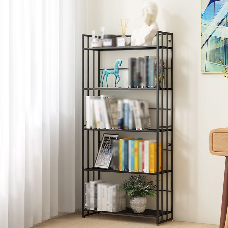 Modern Style Metal Bookshelf Vertical Open Shelf Bookcase for Study Room Clearhalo 'Bookcases' 'furn' 'furn_bookcases' 'Furniture' 'furniture_bookcases' 'kitchen' 'kitchen_bookcases' 'Living Room Furniture' 'Office Furniture' 1200x1200_43444f4b-7f1d-465a-a8a8-0254434a0e29