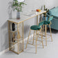 1/2/3 pezzi Contemporary and Rectangular Bar sgabello e set da tavolo