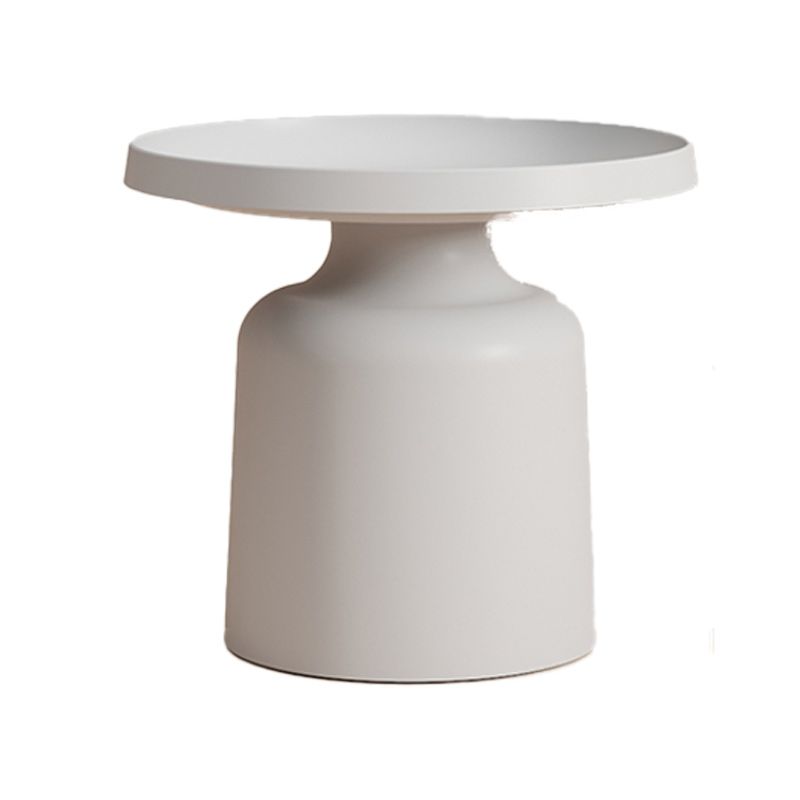 Tray Top Accent Side Table Metal Pedestal Side End Snack Table Clearhalo 'Coffee & Accent Tables' 'End & Side Tables' 'end_side_tables' 'furn' 'furn_end_side_tables' 'Furniture' 'Living Room Furniture' 1200x1200_434701e7-ed81-4f6c-a8eb-bce42c07bef9