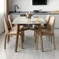 Mid-century Dining Table Rectangle 4-foot Solid Wood Table with Stone Top Clearhalo 'Dining Tables & Seating' 'Dining Tables' 'dining_table' 'furn' 'furn_dining_table' 'Furniture' 'furniture_dining_table' 'Kitchen & Dining Furniture' 'kitchen' 'kitchen_dining_table' 1200x1200_43479d9c-6b87-4933-bb4e-945913d94fd5