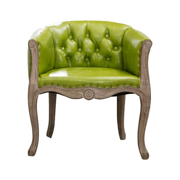 Moderne stijl arm stoel houten vaste rug dineren accent stoel voor keuken