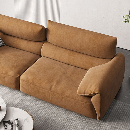 Adjustable Sewn Pillow Back Sofa Modern Pillow Top Arm Sofa in Brown Clearhalo 'furn' 'furn_sofas' 'Furniture' 'Living Room Furniture' 'Sofa' 'sofas' 1200x1200_43498992-5788-469a-895a-c9fe0c02a5d0