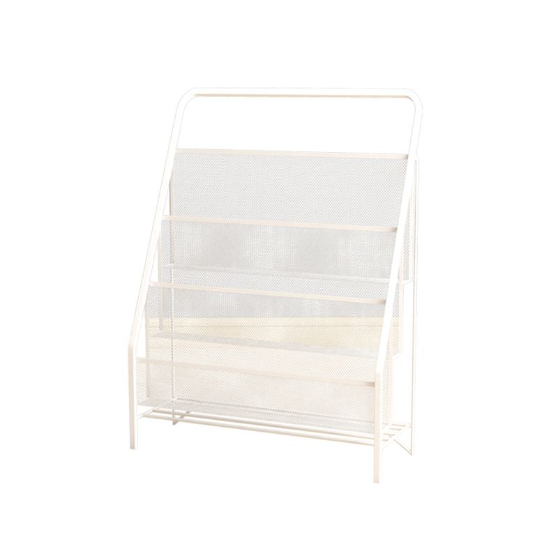 Metal Iron Contemporary Ladder Bookshelf Closed Back Vertical Bookshelf Clearhalo 'Bookcases' 'furn' 'furn_bookcases' 'Furniture' 'furniture_bookcases' 'kitchen' 'kitchen_bookcases' 'Living Room Furniture' 'Office Furniture' 1200x1200_434a4be0-12af-406b-8432-6f0fed46552e