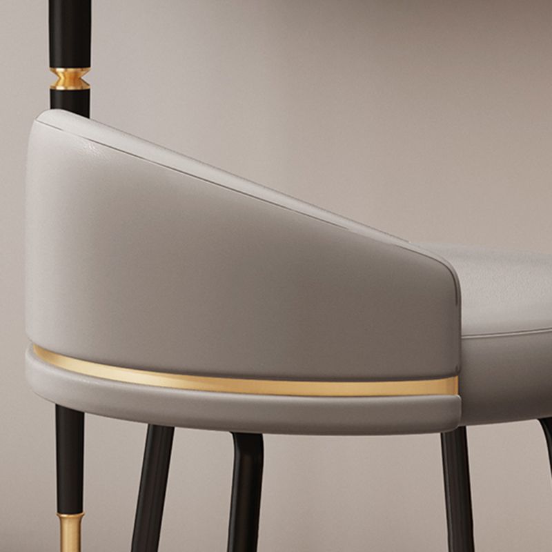 Contemporary Style Dining Chairs Armless Chair for Kitchen with Metal Legs Clearhalo ' kitchen&dining_furn' 'Dining Chairs' 'Dining Tables & Seating' 'dining_chair' 'furn' 'furn_dining_chair' 'Furniture' 'furniture_dining_chair' 'Kitchen & Dining Furniture' 'kitchen' 1200x1200_434c7394-a0cf-4e7a-b68f-9b7ae44f69a0