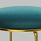 Modern Ottoman Velvet Upholstered Solid Color Metal Frame Round Ottoman Clearhalo 'furn' 'furn_ottomans_poufs' 'Furniture' 'Living Room Furniture' 'Ottomans & Poufs' 'ottomans_poufs' 1200x1200_43514fea-84b4-464b-81b7-2f76db5ceb85