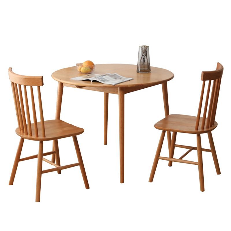 Diner Keukentafel Eetkamer Ronde massief houten eettafel
