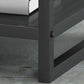 Open Rangement Accent Table Table table de nuit en métal moderne