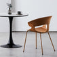 Modern Open Back Side Chair Plastic Indoor Arm Chair for Dining Room