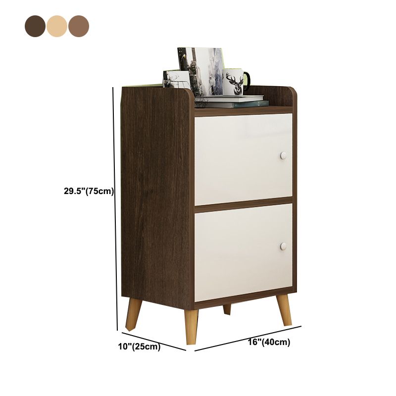 Scratch Resistant Rectangle Accent Cabinet 9.84" Wide Contemporary Wooden Cabinet Clearhalo 'Cabinets & Chests' 'cabinets_chests' 'furn' 'furn_cabinets_chests' 'Furniture' 'Living Room Furniture' 1200x1200_43559124-3bfc-4748-9210-6303aef208a3