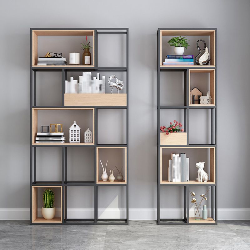 Open Metal Bookcase Minimalist Rectangular Shelf for Study Room Clearhalo 'Bookcases' 'furn' 'furn_bookcases' 'Furniture' 'furniture_bookcases' 'kitchen' 'kitchen_bookcases' 'Living Room Furniture' 'Office Furniture' 1200x1200_4355d24c-cccf-48b2-b612-2e2f08b236df