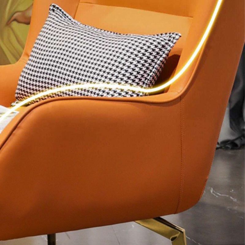 Faux Leather Chair30.7" L x36.6" W x 33.8" H Arms Included Chair Clearhalo 'Accent Chairs' 'accent_chairs' 'Chairs & Seating' 'furn' 'furn_accent_chairs' 'Furniture' 'furniture_accent_chairs' 'Living Room Furniture' 1200x1200_43566b73-f7d2-4db2-8b85-11fe6fbca2ed