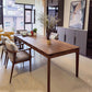 Mesa de comedor rectangular Mesa de madera de cerezo para cocina comedor