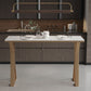 Glam Style Bartafelset 1/2/5-delige rechthoekige bartafel met metalen hoge krukken voor thuis