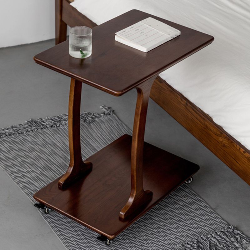 Industrial Brown 23.6" H x 15.7" W x 23.6" D Sofa Side Accent Table Clearhalo 'Coffee & Accent Tables' 'End & Side Tables' 'end_side_table' 'end_side_tables' 'furn' 'furn_end_side_tables' 'Furniture' 'furniture_end_side_table' 'Living Room Furniture' 1200x1200_4359f540-71f9-400f-873e-7e456190250e