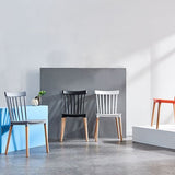 Glam Style Wooden Side Chair Matte Finish Windsor Back Dining Chair for Coffee Shop Clearhalo ' kitchen&dining_furn' 'Dining Chairs' 'Dining Tables & Seating' 'dining_chair' 'furn' 'furn_dining_chair' 'Furniture' 'furniture_dining_chair' 'Kitchen & Dining Furniture' 'kitchen' 1200x1200_435b95a4-662f-43f1-a6b5-2fbae8fab212