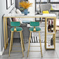 Set tavolo da bar in finto marmo stile glam 1/2/3 pezzi Set bancone da tavolo fisso