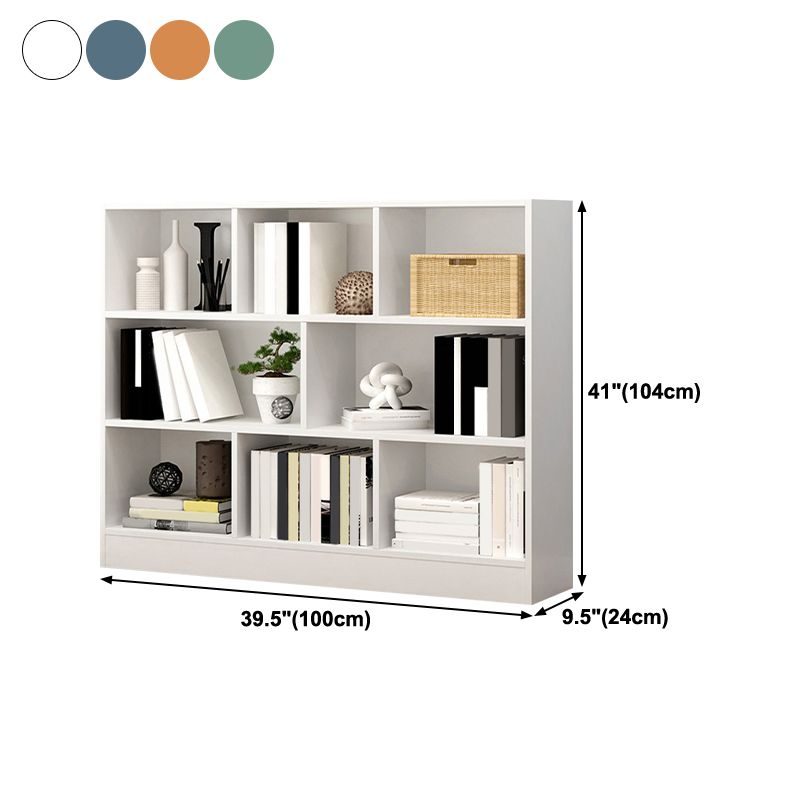 Wood Standard Bookshelf Contemporary Style Bookcase for Living Room Clearhalo 'Bookcases' 'furn' 'furn_bookcases' 'Furniture' 'furniture_bookcases' 'Office Furniture' 1200x1200_435ef9c1-7498-479b-ad1b-a83fe7affba0