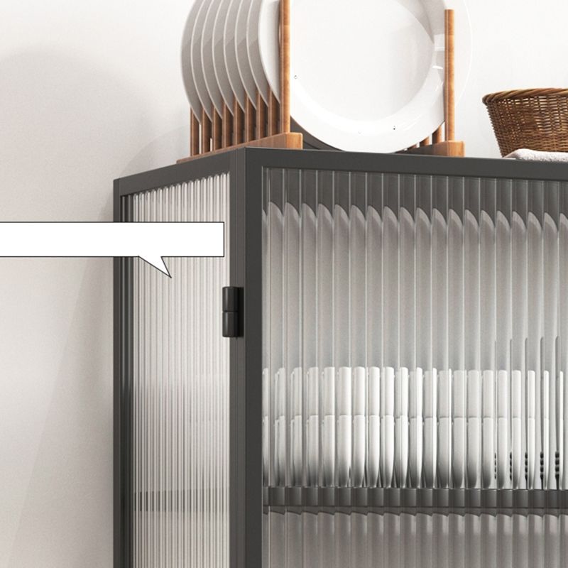 14" W Modern Storage Cabinet Glass Door Buffet Cabinet for Dining Room Clearhalo 'Display & China Cabinets' 'display_china_cabinets' 'furn' 'furn_display_china_cabinets' 'Furniture' 'Kitchen & Dining Furniture' 1200x1200_435f92ad-05ed-4dac-b4bc-f601024071a1