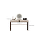 Scandinavian 30.7" Height Slate Top Table Makeup Vanity with Drawers