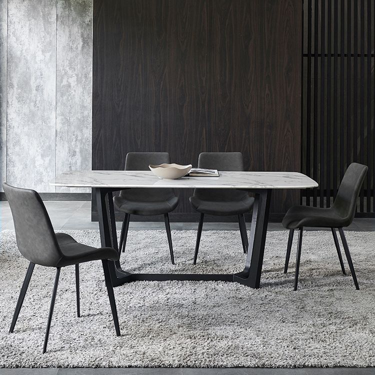 Modern Style PU Leather Dining Chair 18'' Wide Parsons Chair for Home Use Clearhalo ' kitchen&dining_furn' 'Dining Chairs' 'Dining Tables & Seating' 'dining_chair' 'furn' 'furn_dining_chair' 'Furniture' 'furniture_dining_chair' 'Kitchen & Dining Furniture' 'kitchen' 1200x1200_4362e304-af09-456c-ae11-b0158ddee157