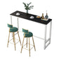 Modern Style Bar Table Stone Top 42-inch Height Pub Table for Dining Room Clearhalo 'Bar Furniture' 'Bar Tables' 'bar_tables' 'furn' 'furn_bar_tables' 'Furniture' 'furniture_bar_tables' 'Kitchen & Dining Furniture' 1200x1200_4363af74-13c5-4693-a2f6-1a0116b6eb83
