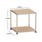 Contemporary Style Coffee Cocktail Table Metal 4 Legs Coffee Table