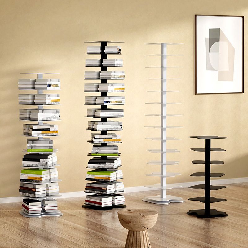 Urban Open Bookcase Metal Vertical Bookshelf for Living Room Clearhalo 'Bookcases' 'furn' 'furn_bookcases' 'Furniture' 'Office Furniture' 1200x1200_4367db4d-cfa8-4c29-a793-f52f181a5672