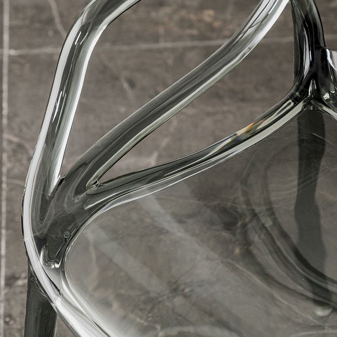 Scandinavian Plastic Dining Arm Chairs Open Back Side Chair for Kitchen Clearhalo 'Dining Chairs' 'Dining Tables & Seating' 'dining_chair' 'furn' 'furn_dining_chair' 'Furniture' 'furniture_dining_chair' 'Kitchen & Dining Furniture' 1200x1200_4368bbeb-2b23-4965-af14-1874b929dd19