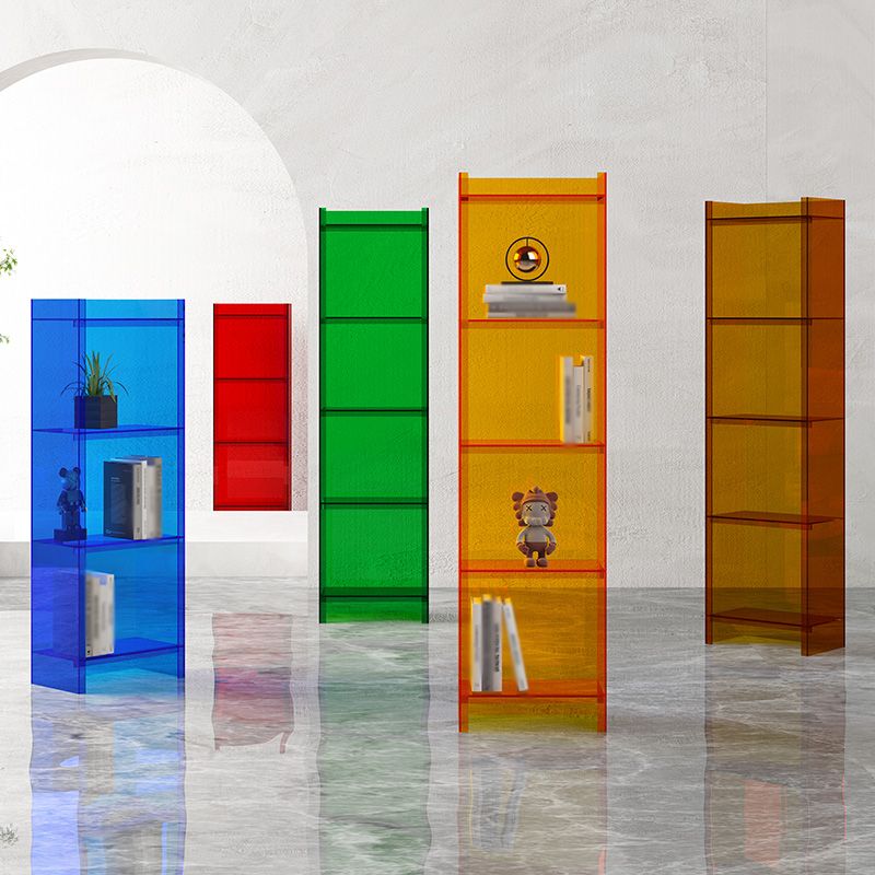 Closed Back Plastic Bookcase Scandinavian Style Bookshelf for Home Office Study Room Clearhalo 'Bookcases' 'furn' 'furn_bookcases' 'Furniture' 'furniture_bookcases' 'Office Furniture' 1200x1200_436981c2-3bde-4c44-b461-02c50d98f5be