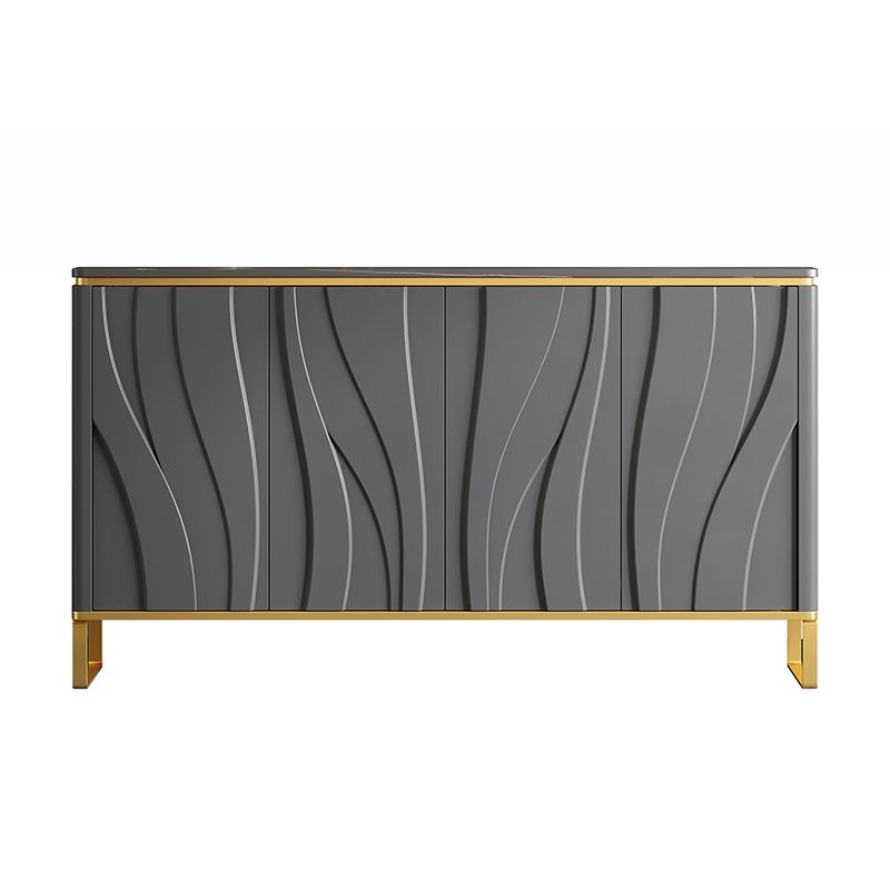 Hedendaagse stijl Credenza Stone Dining Buffet met kasten
