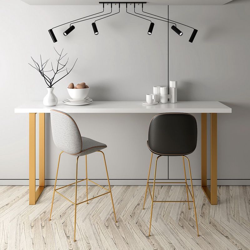 Solid Wood Bar Table Set Glam Rectangle 1/3/4/5 Pieces Counter Table Clearhalo 'Bar Furniture' 'furn' 'furn_home_bar_bar_sets' 'Furniture' 'Home Bars & Bar Sets' 'home_bar_bar_sets' 'Kitchen & Dining Furniture' 1200x1200_436d1188-c1f7-4c3c-b6f9-ac2b88220541