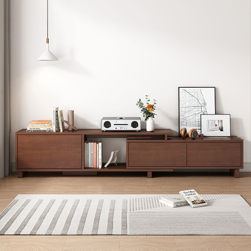 Engineered Wood TV Stand Console Scandinavian TV Console with Cabinet Clearhalo 'furn' 'furn_tv_stands_entertainment_centers' 'Furniture' 'Living Room Furniture' 'TV Stands & Entertainment Centers' 'TV Stands & Media Storage Furniture' 'tv_stands_entertainment_centers' 1200x1200_436f5506-63d5-416c-9cc5-5fa49457418d