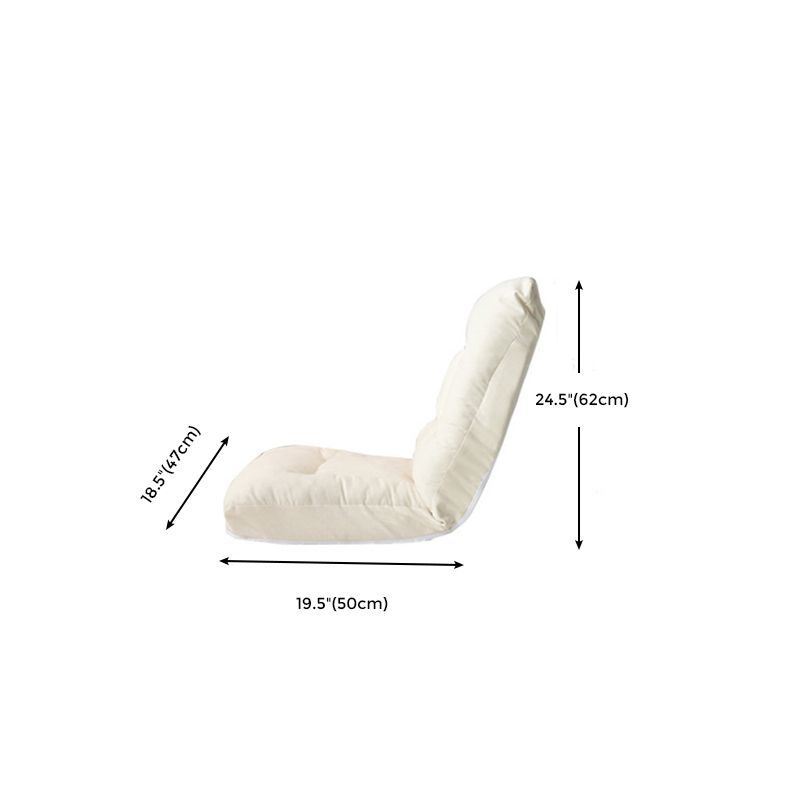 18.50" L x 19.68" W x 24.40" H Linen Accent Chair Armless Fade-Resistant Lounge Chair Clearhalo 'Accent Chairs' 'accent_chairs' 'Chairs & Seating' 'Furniture' 'furniture_accent_chairs' 'Living Room Furniture' 1200x1200_436f68f1-47d7-4ff3-a38f-09ce50203ff6