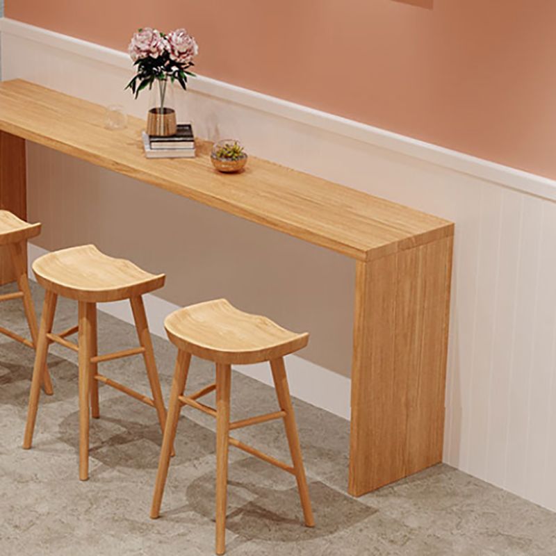 Modern Bar Table Set 1/5/9 Pieces Solid Wood Counter Table with Backless Stools Clearhalo 'Bar Furniture' 'furn' 'furn_home_bar_bar_sets' 'Furniture' 'Home Bars & Bar Sets' 'home_bar_bar_sets' 'Kitchen & Dining Furniture' 1200x1200_436fe401-08a2-4238-81f3-b7ce9ac0ec72