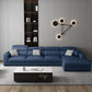 Contemporary L-Shape Sectional Cushion Back Adjustable Sectional