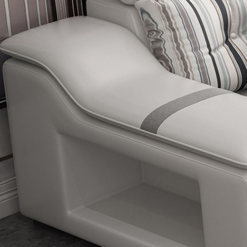 Section de teinture moderne de gris léger sectionnel sectionnel