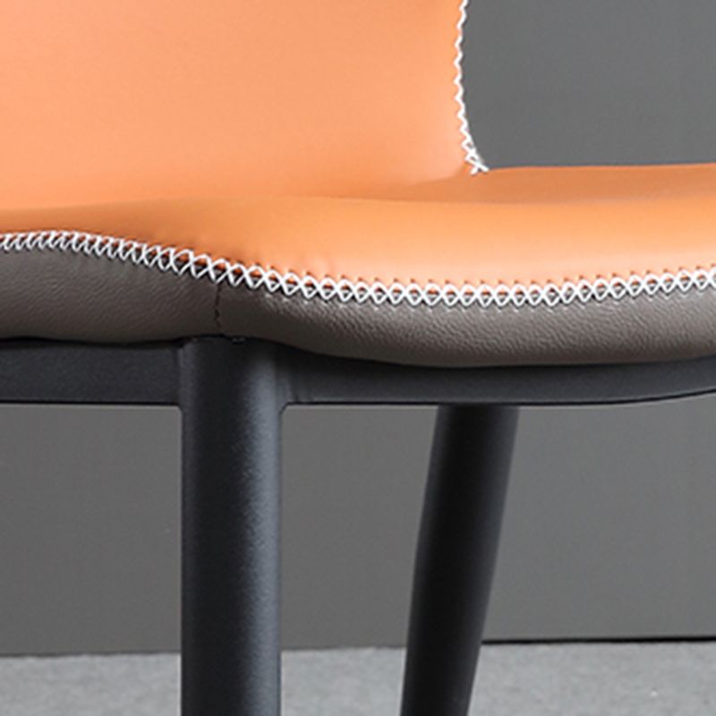 Sedie laterali di wingback in fico cucina da pranzo sedie senza braccio