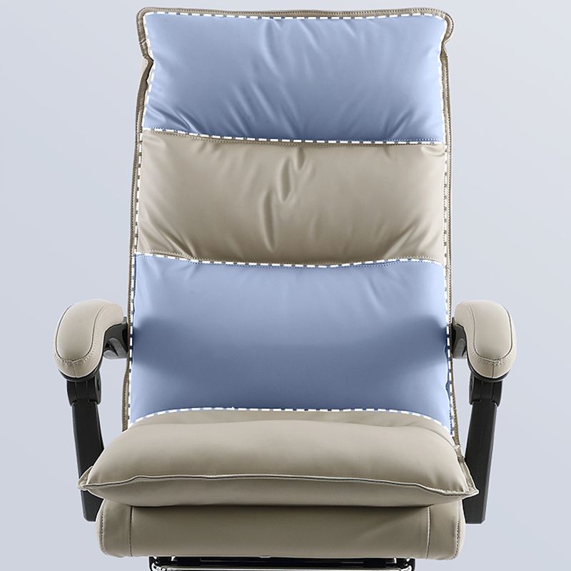 26" Wide Contemporary Managers Chair White Leather Executive Chair Clearhalo 'furn' 'furn_office_chair' 'Furniture' 'Office Chairs' 'Office Furniture' 'office_chair' 1200x1200_4374fe52-81e9-475e-a701-3385186066bc