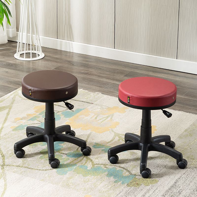 Contemporary Swivel Adjustable Height Bar Stool Indoor Bar Stool with Backless Clearhalo 'Bar Furniture' 'Bar Stools' 'bar_stools' 'furn' 'furn_bar_stools' 'furniture_bar_stools' 'Kitchen & Dining Furniture' 'kitchen&dining_furn' 'kitchen' 'kitchen_furn' Furniture' 1200x1200_4375e651-cb43-4126-b843-b572afb7d85d