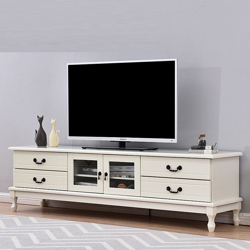 Modern TV Media Console Wooden TV Media Stand with 4 Drawers Clearhalo 'furn' 'furn_tv_stands_entertainment_centers' 'Furniture' 'Living Room Furniture' 'TV Stands & Entertainment Centers' 'TV Stands & Media Storage Furniture' 'tv_stands_entertainment_centers' 1200x1200_437b28e4-3187-44ae-8a3e-b78b456e4d41