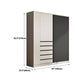Manufactured Wood Storage Cabinet Contemporary Cabinet with Drawers