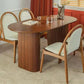 Kitchen Oval Dinner Table Dining Room Solid Wood Dining Table Clearhalo 'Dining Tables & Seating' 'Dining Tables' 'dining_table' 'furn' 'furn_dining_table' 'Furniture' 'Kitchen & Dining Furniture' 1200x1200_4381b677-2cd2-431f-b312-f0db8d78501b