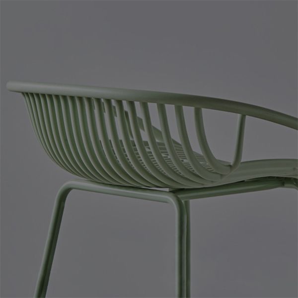 Modern Armless Backrest Counter Stool Iron Milk Tea Shop Bar Stool with Pedal Clearhalo 'Bar Furniture' 'Bar Stools' 'bar_stools' 'furn' 'furn_bar_stools' 'furniture_bar_stools' 'Kitchen & Dining Furniture' 'kitchen&dining_furn' 'kitchen' 'kitchen_furn' Furniture' 1200x1200_4384cc80-712b-4477-a008-eb17e44e1661