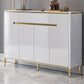 Modern 1 Drawer Sideboard Sintered Stone Dining Sideboard for Living Room Clearhalo 'buffet_sideboard' 'Buffets & Sideboards' 'furn' 'furn_buffet_sideboard' 'Furniture' 'Kitchen & Dining Furniture' 1200x1200_43884649-308f-42fc-a094-ce72878de34b