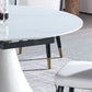 Modern 1/4/7 Pieces Dining Set Round Stone Dining Table for Dining Room