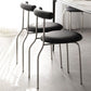 Glam Stainless Steel Legs Armless Dining Chairs Open Back Dining Side Chair in Silver Clearhalo 'Dining Chairs' 'Dining Tables & Seating' 'dining_chair' 'furn' 'furn_dining_chair' 'Furniture' 'furniture_dining_chair' 'Kitchen & Dining Furniture' 1200x1200_4389ad73-11a0-4c8e-bebc-f97b81b1dc95