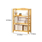 Adjustable Wood Book Shelf Bamboo Natural Shelf Bookcase Open Shelf Shelves Included Clearhalo 'Bookcases' 'furn' 'furn_bookcases' 'Furniture' 'Office Furniture' 1200x1200_4389b80f-f792-4187-822c-03ded363f0d5
