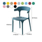Contemporary Style Stackable Chair Open Back Kitchen Arm Chair with Plastic Legs Clearhalo 'Dining Chairs' 'Dining Tables & Seating' 'dining_chair' 'Furniture' 'furniture_dining_chair' 'Kitchen & Dining Furniture' 1200x1200_438c3487-d292-45ef-93e7-a7a30d6f3285